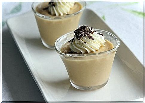 banana and chocolate mousse