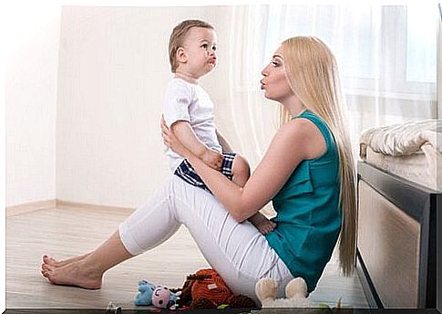 The mother plays a key role in encouraging the baby to start talking.