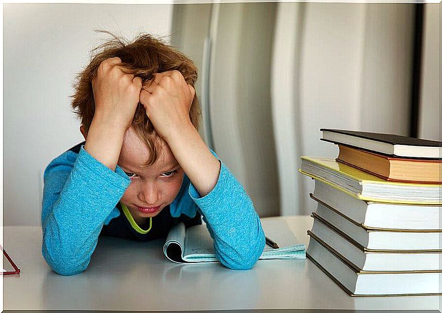 My son suffers from stress at school.  How can I help you?